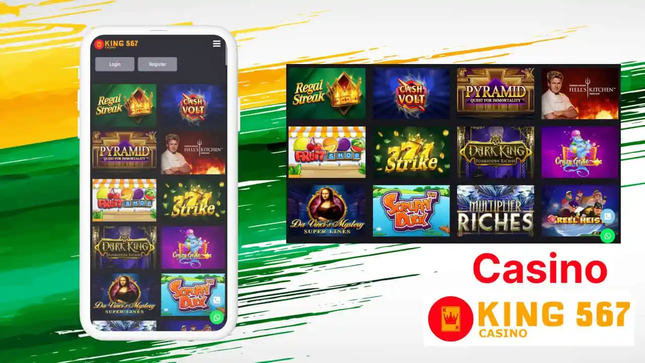 King567 Casino boasts selection of slot games